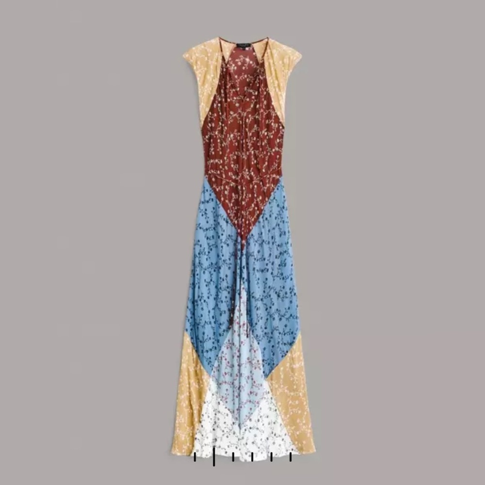 Rag & Bone Sam Patchwork Maxi Dress